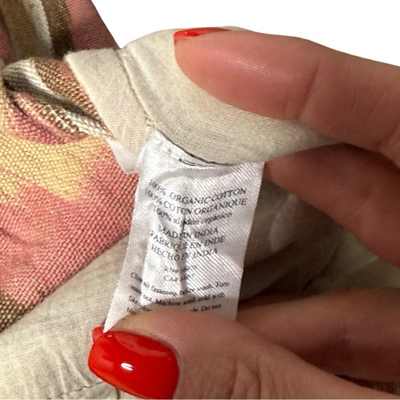 NWT Faherty Whitley Skirt Small Desert Ikat Artisan Midi Pockets Boho Style - Picture 7 of 10